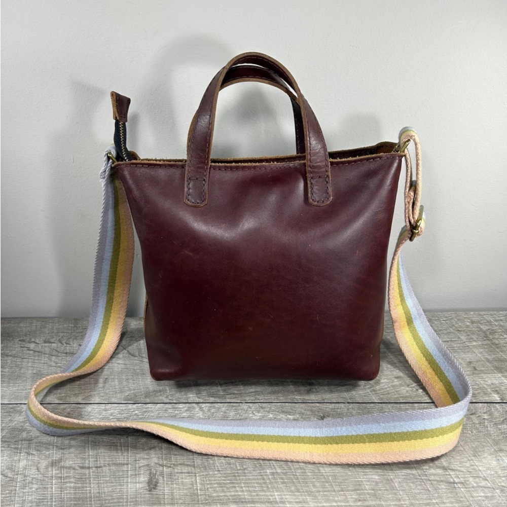 Portland Leather Goods Shoulder Yoga Shopper Shopping Tote Purse HandBag Bag - Picture 3 of 10